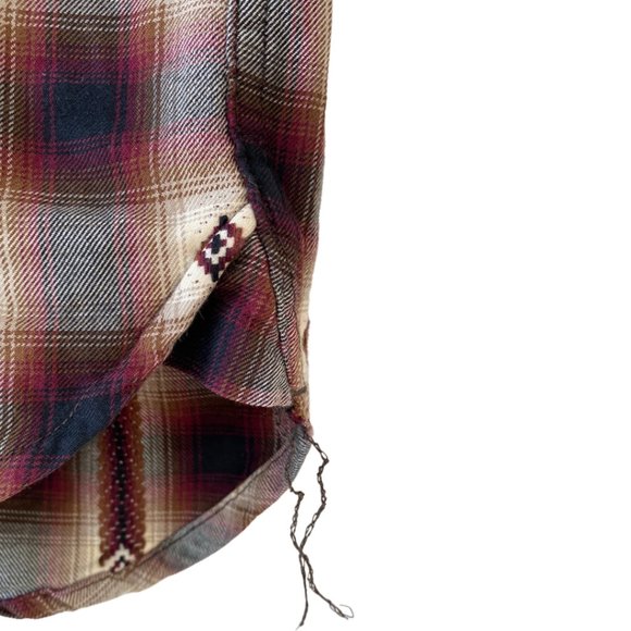 ❤️🔥SOLD❤️🔥3SIXTEEN Plaid Western Woven Brushed Softness Button-Up Men’s - Picture 8 of 9